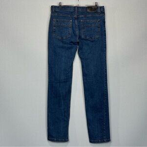 Nasty Pig Jeans Men 32x34 Blue Slim Straight Button Fly Stretch Dark Wash Denim